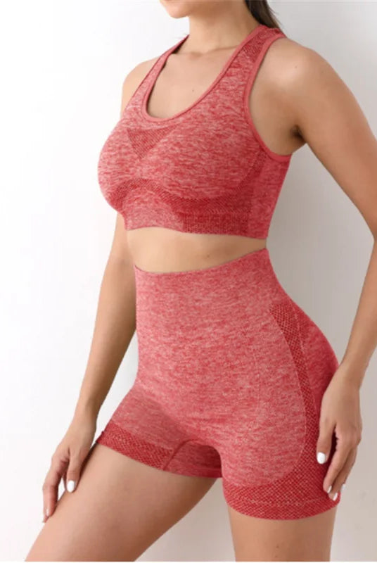 Rose Red Women's Gym and Yoga Outfit